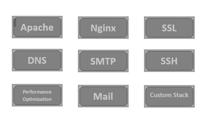 Gig Preview - Troubleshoot linux web server apache, nginx, dns, SMTP, ssh, SSL, custom stack