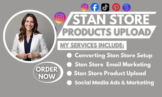 Gig Preview - Do roi stan store design, stan store setup, stan store cro optimization