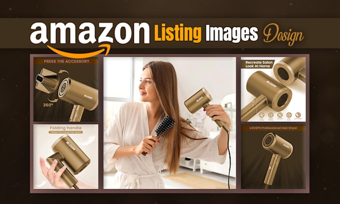 Gig Preview - Do amazon listing images design and product infographic design