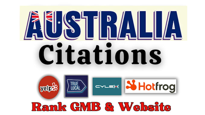 Gig Preview - Create 300 best australia local citations for australian business directories