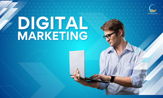 Gig Preview - Be your digital marketing manager and social media manager