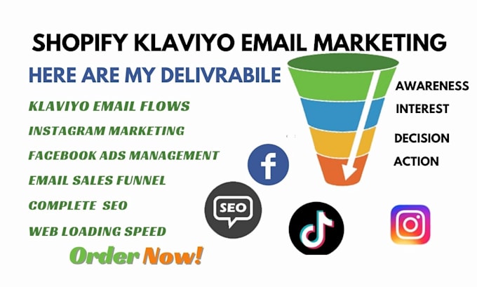 Gig Preview - Setup shopify klaviyo email marketing, klaviyo flows and boost shopify marketing