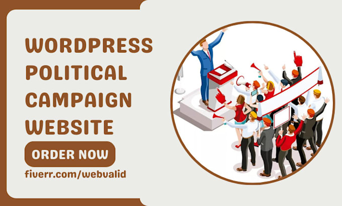 Bestseller - design political campaign website political website election website wordpress