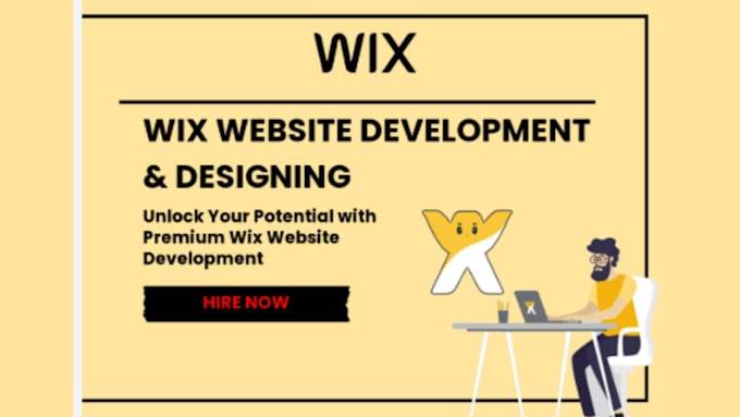 Gig Preview - Design wix website and redesign a business wix website