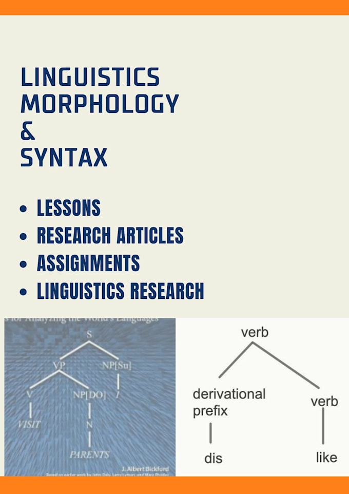 Gig Preview - Assist in morphology, syntax