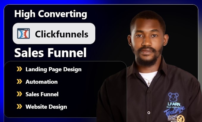 Gig Preview - Build you a high converting sales funnel in clickfunnel