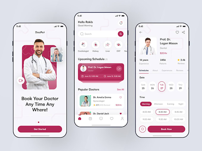 Gig Preview - Develop doctor booking, telemedicine app, pharmacy app