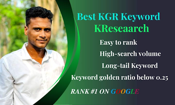 Gig Preview - Do best kgr keyword research for your website