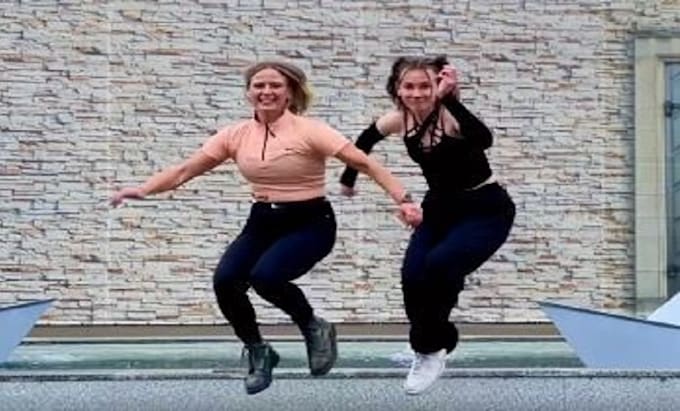 Gig Preview - Create tiktok group freestyle dance video on your song