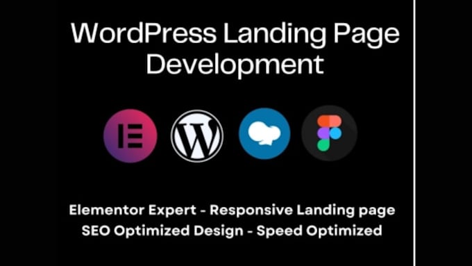 Gig Preview - Develop wordpress landing page elementor or elementor landing page design