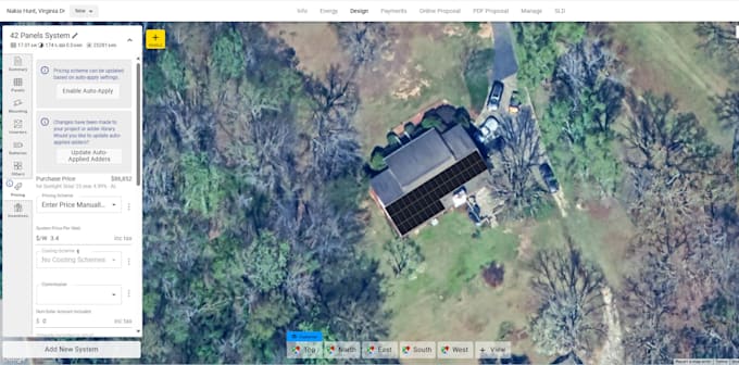 Gig Preview - Design solar pv system using opensolar