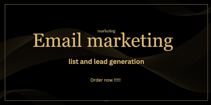 Gig Preview - Build a verified email list for cold email marketing and lead generation