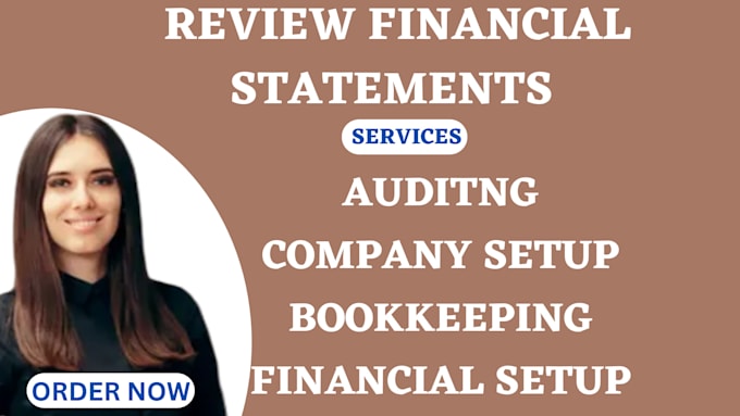 Gig Preview - Prepare and review your financial statements audit as USA cpa