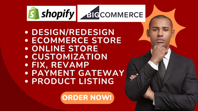 Gig Preview - Customize fix shopify ecommerce website bigcommerce online store webshop revamp