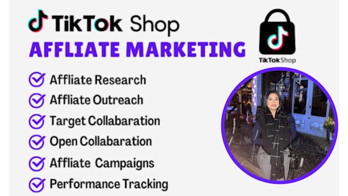 Gig Preview - Assist you in tiktok shop affiliate marketing