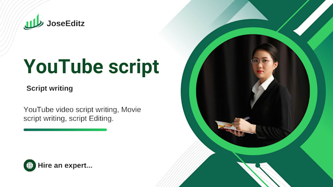 Gig Preview - Write a youtube script, true crime script, movie script writer, crime channel