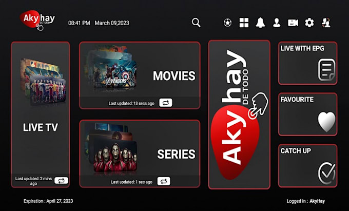 Gig Preview - Rebrand latest android iptv, ios iptv, apple tv apk, smart tv with admin panel