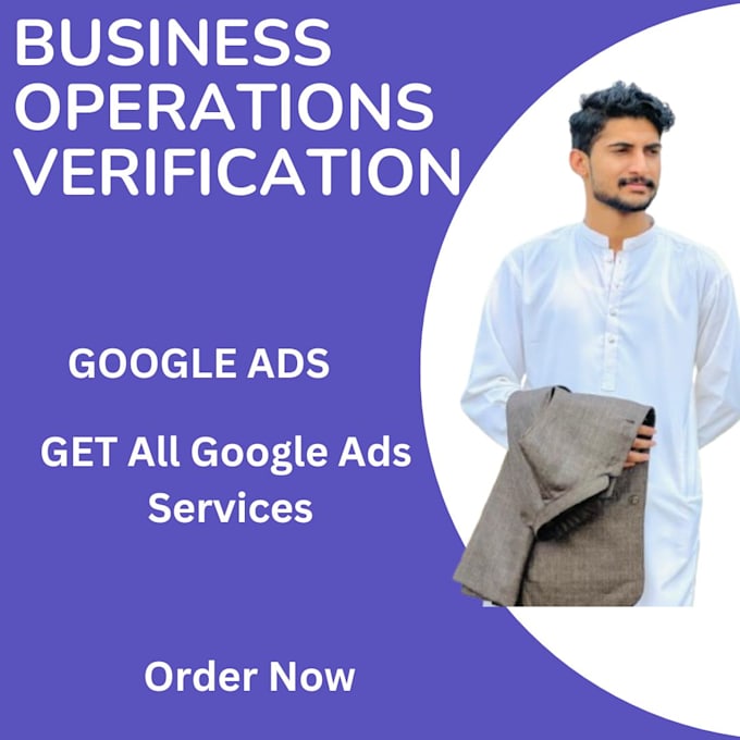 Gig Preview - Do google advertiser verification in 24 hours