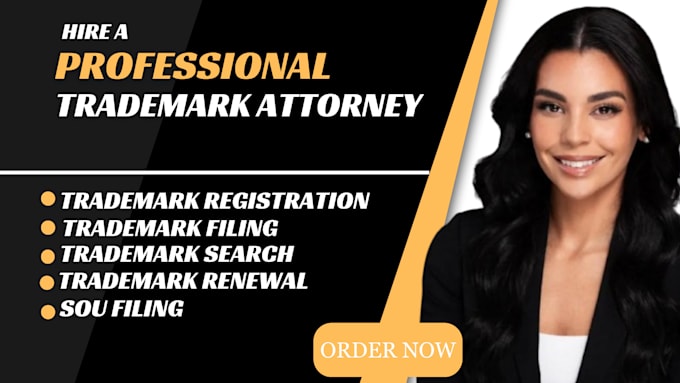 Gig Preview - Be your USA attorney for trademark registration, filing, search, renewal