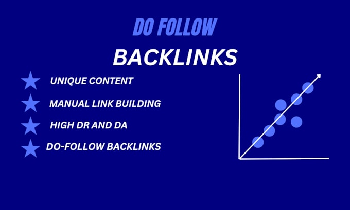 Gig Preview - Do high quality do follow backlinks for ranking