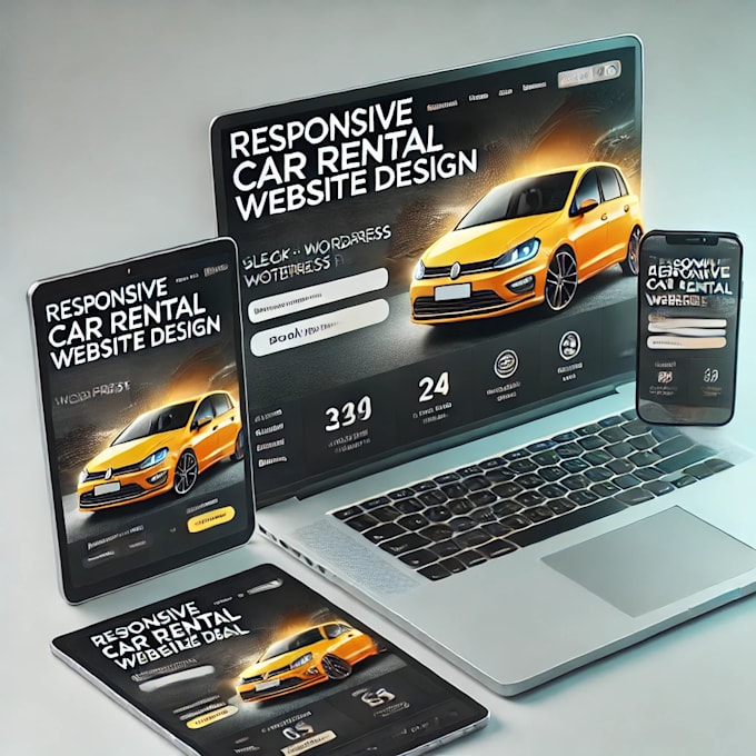 Gig Preview - Design a responsive wordpress website for your car rental business