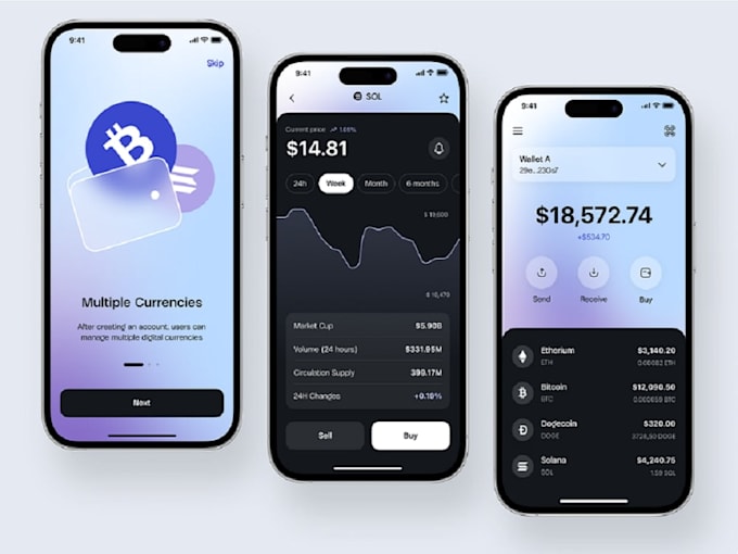 Gig Preview - Develop crypto wallet app blockchain app wallet app crypto wallet crypto app