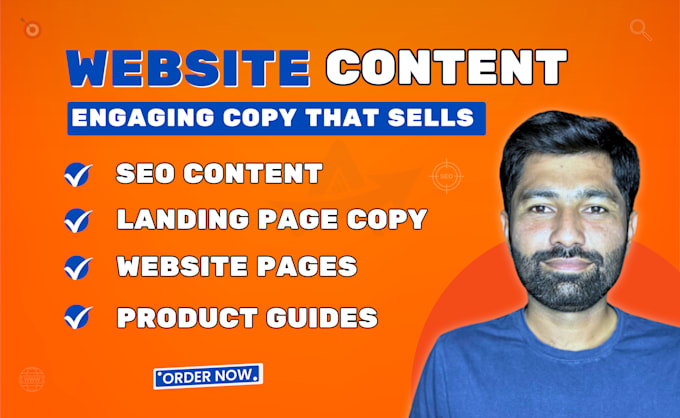 Gig Preview - Write SEO content for website or landing page as a copywriter