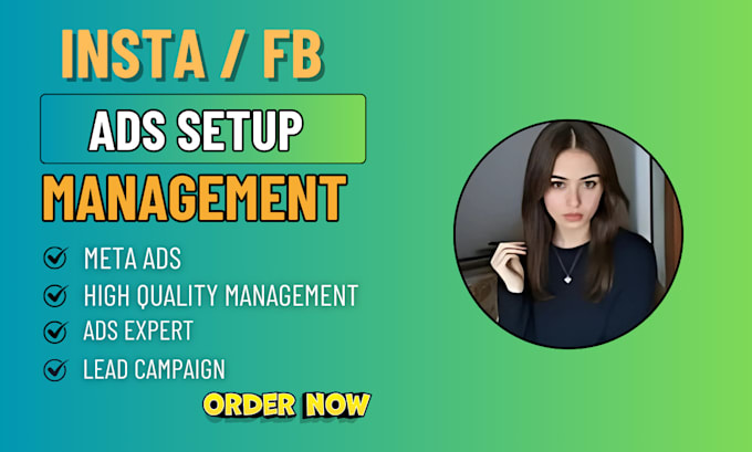 Gig Preview - Setup facebook meta ads campaign, fb ads manager instagram ad for leads sales