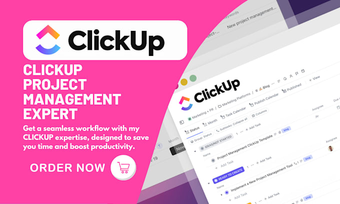 Bestseller - your clickup consultant do clickup account setup make com