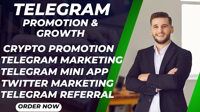 Gig Preview - Do telegram crypto promotion presale staking web3 dapp, telegram mini app