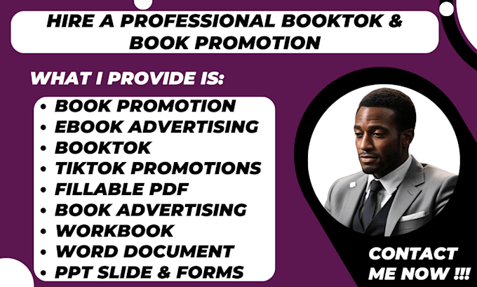 Gig Preview - Promote your book or ebook on my booktok tiktok account