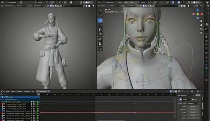 Gig Preview - 3d character modeling 3d asset 3d sculpting for game 3d print in blender zbrush