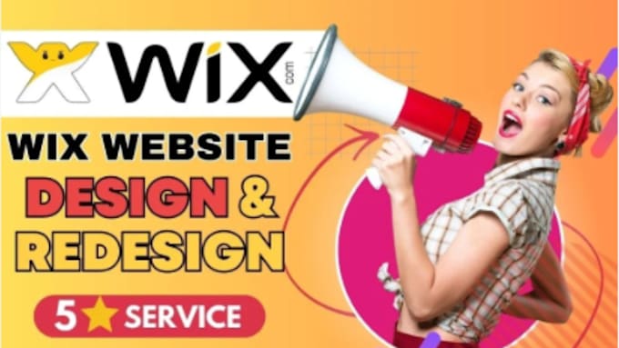 Gig Preview - Do wix website design, redesign or wix landing page and logo design