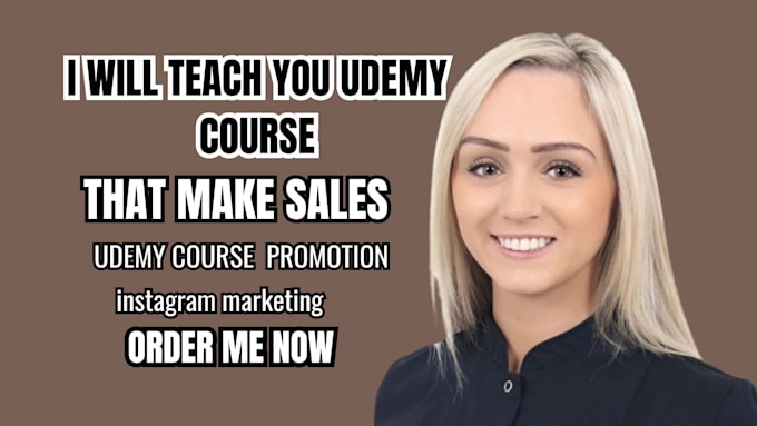 Gig Preview - Udemy course video instagram marketing and promotion