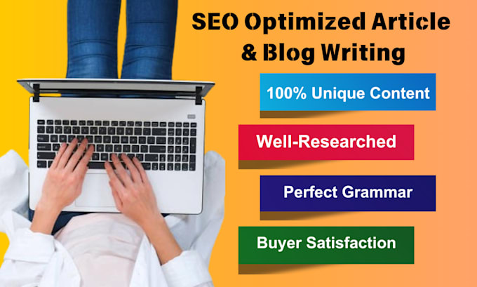 Bestseller - write a SEO optimized article blog post or content writing