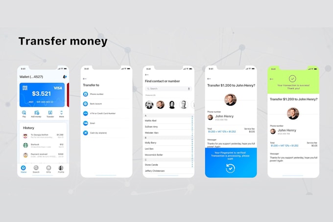 Gig Preview - Build money transfer app fintech app payment app wallet app loan app bank app