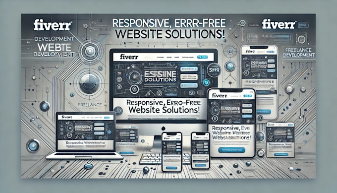 Gig Preview - Make your website code responsive or fix error