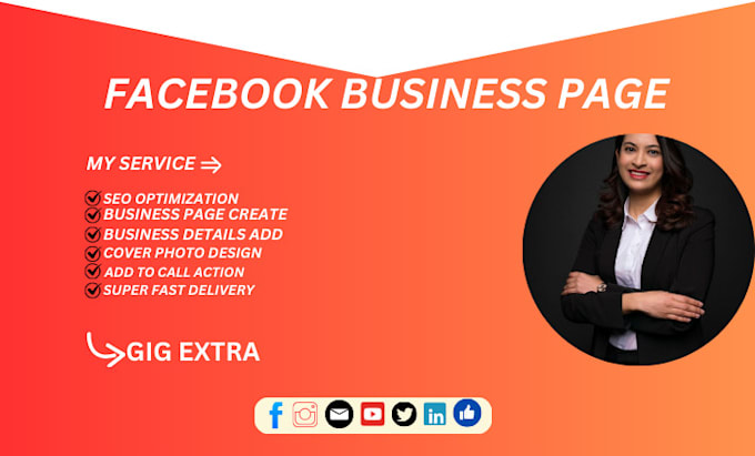 Gig Preview - Do professional facebook business page creation and setup