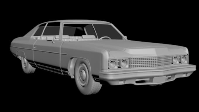 Gig Preview - Make 3d car modelling military vehicle model aircraft 3d models for 3d printing