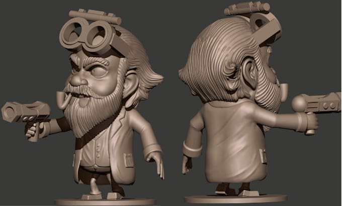 Gig Preview - Sculpt 3d miniature figurine 3dcreature wargaming blender zbrush for 3d printing