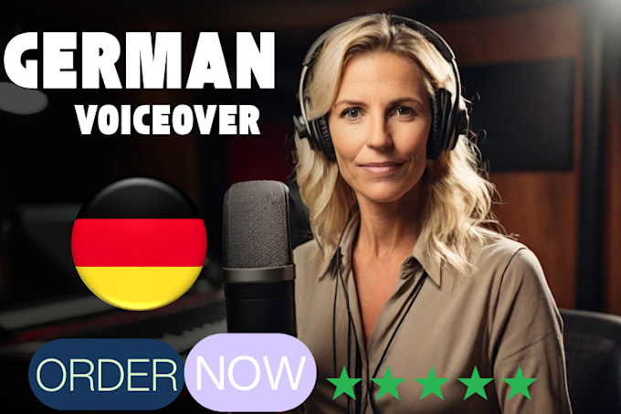 Bestseller - provide a professional german female voiceover