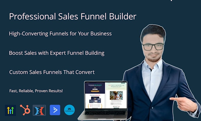 Gig Preview - Create custom sales funnels clickfunnels, gohighlevel