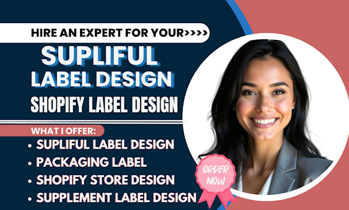 Bestseller - do supliful label design, supplement label design, add winning shopify products