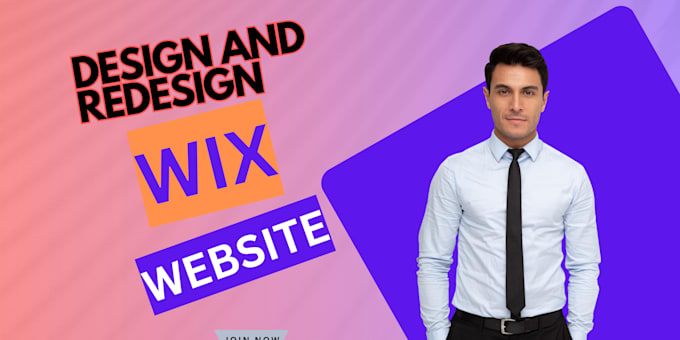 Gig Preview - Design a professional wix website and redesign,and wix ecommerce website