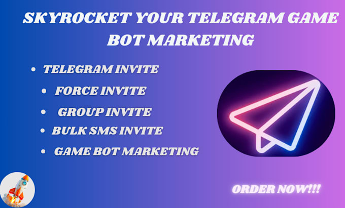 Gig Preview - Telegram bot, crypto bot, telegram invite, force invite, game bot marketing