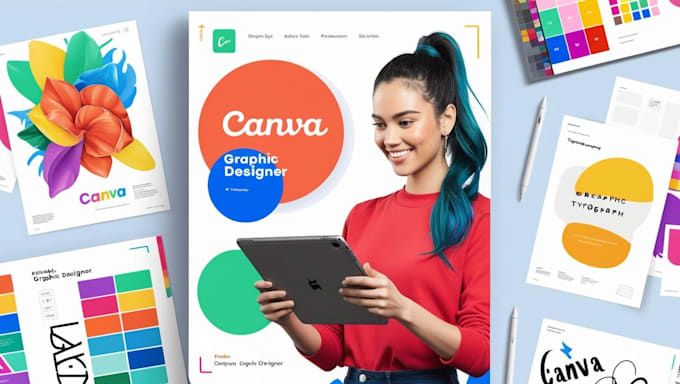 Gig Preview - Be your canva designer