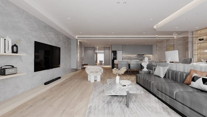 Gig Preview - Do 3d residential interior space revamp, and renovation of existing space