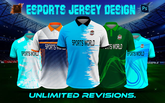 Bestseller - jersey design,sublimation jersey,3d jersey animation