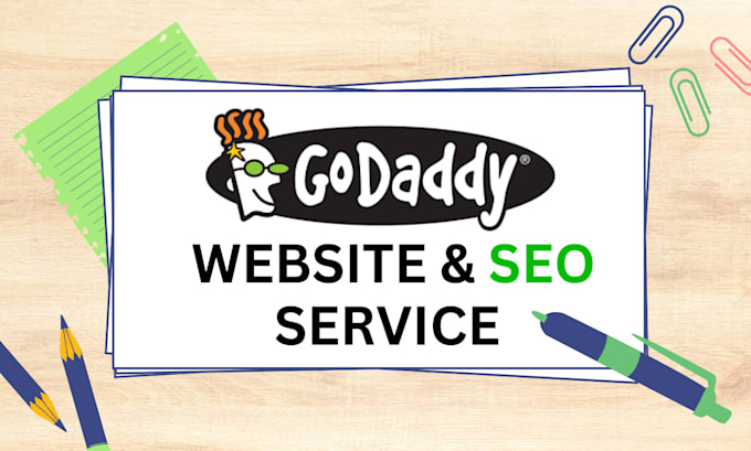 Gig Preview - Redesign godaddy website godaddy ecommerce website godaddy SEO services