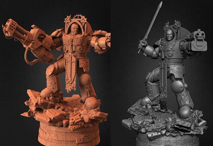 Bestseller - 3d sculpting character modeling miniature model warhammer tabletop for printing